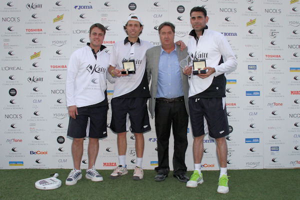 Pato Clavet,Fernando Hierro, Nicols y Angel Martin - Torneo Benéfico de Padel - FUNDACION CLÍNICA MENORCA